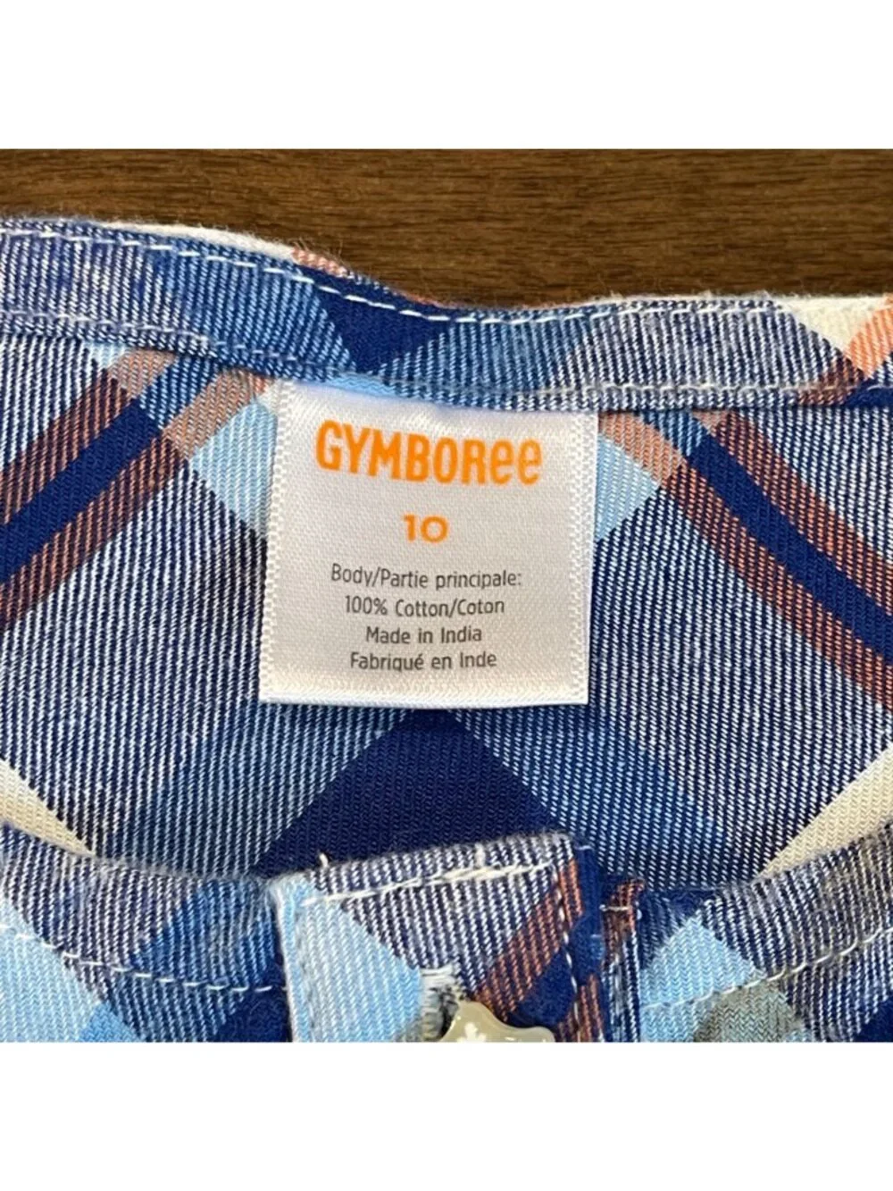 Gymboree Plaid Twill Shirt Dress Girls Size 10 Mandy Moore Collab 100% Cotton